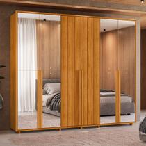 Guarda-Roupa Casal Volpi Ripado 6 Portas 6 Gavetas 4 Portas C/ Espelho - 7 Decor Guarda-Roupa Casal Volpi Ripado 6 Portas 6 Gavetas 4 Portas C/ Espelho - 7 Decor