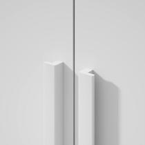 Guarda Roupa Casal Zeus 6 Portas de Bater 4 Gavetas Branco MDP Móveis Lopas
