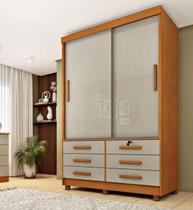 Guarda Roupa Chicago 2 Portas Sem Espelho Com Pés - Tcil Guarda Roupa Chicago 2 Portas Sem Espelho Com Pés - Tcil