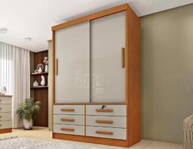 Guarda Roupa Chicago 2 Portas Sem Espelho - Móveis Tcil Guarda Roupa Chicago 2 Portas Sem Espelho - Móveis Tcil