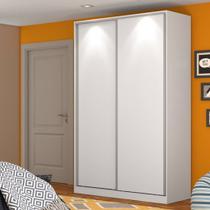 Guarda-Roupa Closet 147cm 2 Portas 100% MDF Branco