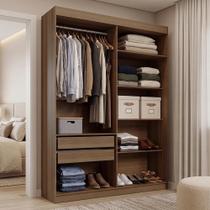 Guarda-Roupa Closet 2 Gavetas 121 cm Venus Madesa