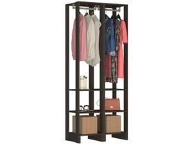 Guarda-Roupa Closet 2 Peças 2 Cabideiros e 6 Nichos Yes