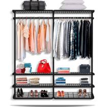 Guarda Roupa closet aramado sem portas CLR285 1,90m Guarda Roupa closet aramado sem portas CLR285 1,90m