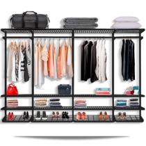 Guarda Roupa closet aramado sem portas CLR285 3,10m Guarda Roupa closet aramado sem portas CLR285 3,10m