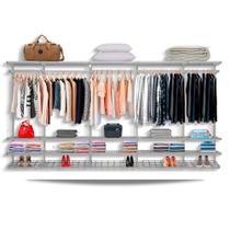 Guarda Roupa closet aramado sem portas CLR285 - 4,00m