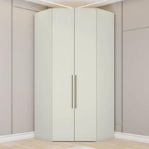Guarda-roupa Closet Canto Modulado 2 Portas 3 Gavetas Seletto Henn - Areia HP Guarda-roupa Closet Canto Modulado 2 Portas 3 Gavetas Seletto Henn - Areia HP