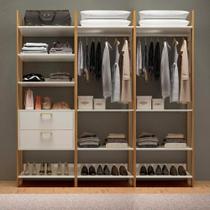 Guarda Roupa Closet com Cabideiros Dalla Costa 100% MDF