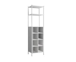 Guarda Roupa Closet com Prateleiras 540C Oxford Branco - Artefamol