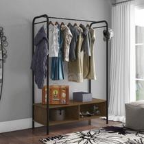 Guarda-roupa Closet de Ferro Milão Espresso Móveis Demolição/Preto Guarda-roupa Closet de Ferro Milão Espresso Móveis Demolição/Preto