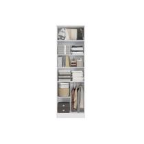 Guarda Roupa Closet de Quarto Aberto ARM71AMDP Adapt s/ Portas 230x70cm Branco - Kappesberg