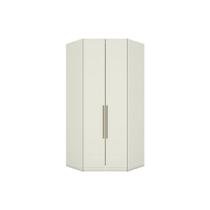 Guarda Roupa Closet de Quarto Canto Oblíquo Seletto MC05 c/ 2 Portas e 3 Gavetas Areia - Henn