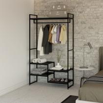 Guarda Roupa Closet Estilo Industrial, Aço/mdf!