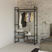 Guarda Roupa Closet Estilo Industrial, Aço/mdf!