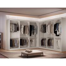 Guarda Roupa Closet Light Premium Moderna Branco