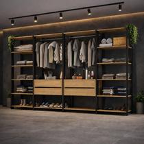 Guarda-Roupa Closet Modulado Arizona 4 Gavetas 270cm Multimóveis MP4784