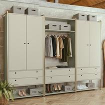 Guarda-roupa Closet Modulado Casal 6 Gavetas 3 Cabideiros Estrutura Metalica 250cm Olivar Guarda-roupa Closet Modulado Casal 6 Gavetas 3 Cabideiros Estrutura Metalica 250cm Olivar