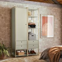 Guarda Roupa Closet Modulado Industrial 1 Porta 4 Gavetas