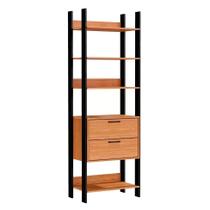 Guarda-Roupa Closet Modulado Lille I 2 GV Freijó e Preto