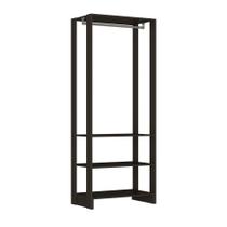 Guarda-Roupa Closet Modulado Yes II Grafite Intenso