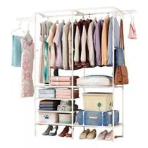 Guarda Roupa Closet Organizador De Roupa Fácil Montagem