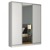 Guarda Roupa Closet Premium 3 Portas 1 Espelho Nova Mobile