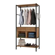 Guarda Roupa Closet Solteiro Paris New Preto demolição - Artefamol Guarda Roupa Closet Solteiro Paris New Preto demolição - Artefamol