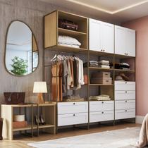Guarda-roupa Closets Modulado Americano Mdf 5 Peças 8 Gavetas Guarda-roupa Closets Modulado Americano Mdf 5 Peças 8 Gavetas