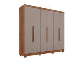 Guarda-roupa Coliseu sem Espelho 6 Portas 4 Gavetas Salleto