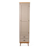 Guarda-Roupa com 1 Porta e 2 Gavetas de Madeira Antique - 2079 Guarda-Roupa com 1 Porta e 2 Gavetas de Madeira Antique - 2079