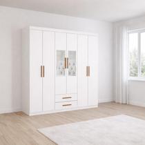 Guarda Roupa com 2 Espelhos e 6 Portas Platinum -Grand Line Guarda Roupa com 2 Espelhos e 6 Portas Platinum -Grand Line