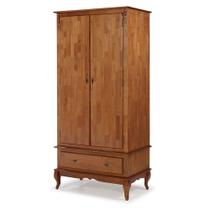 Guarda-Roupa com 2 Portas e 1 Gaveta de Madeira Hannover - M560406