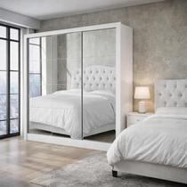Guarda Roupa com 3 Portas Espelhadas Sapphire -Grand Line Guarda Roupa com 3 Portas Espelhadas Sapphire -Grand Line