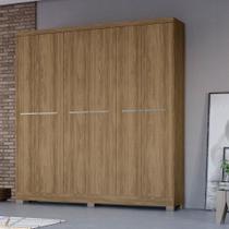 Guarda Roupa com 6 Portas e 2 Gavetas - Nogueira Guarda Roupa com 6 Portas e 2 Gavetas - Nogueira