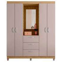 Guarda Roupa Com Espelho 4 Portas 3 Gavetas Mobi Caemmun Guarda Roupa Com Espelho 4 Portas 3 Gavetas Mobi Caemmun