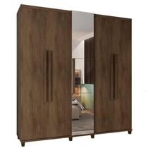 Guarda Roupa Com Espelho 5 Portas 228cm Munique RV Móveis Freijo