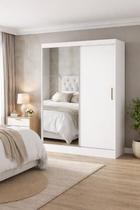 Guarda Roupa Com Espelho e 2 Portas Sapphire -Grand Line Guarda Roupa Com Espelho e 2 Portas Sapphire -Grand Line
