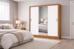Guarda Roupa com espelho e 3 Portas Sapphire -Grand Line Guarda Roupa com espelho e 3 Portas Sapphire -Grand Line