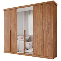 Guarda Roupa Copacabana 6 Portas 6 Gavetas Espelho MDF