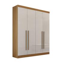 Guarda Roupa Da Vinci 4 Portas 100% MDF Cinamomo Off White