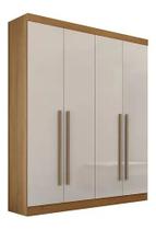 Guarda Roupa Da Vinci 4 Portas Cinamomo Off White Mdf Ddoro