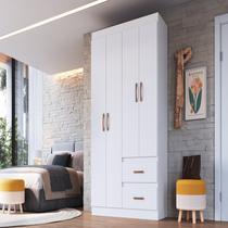 Guarda-roupa Dallas 55400 4 Portas 2 Gavetas