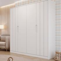 Guarda Roupa de Bebê 4 Portas 4 Gavetas Mel Branco Espresso Móveis Guarda Roupa de Bebê 4 Portas 4 Gavetas Mel Branco Espresso Móveis