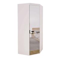 Guarda Roupa de Canto 45 Porta Espelhada Modular MDF Lotus Belmax