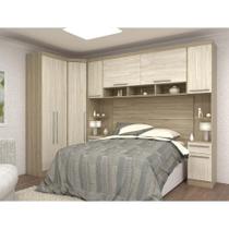 Guarda Roupa De Canto Casal C/ Cabeceira Queen Master Avelã Guarda Roupa De Canto Casal C/ Cabeceira Queen Master Avelã
