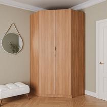 Guarda Roupa de Canto Closet Modular com 6 Prateleiras Hera CabeCasa MadeiraOriginals Guarda Roupa de Canto Closet Modular com 6 Prateleiras Hera CabeCasa MadeiraOriginals
