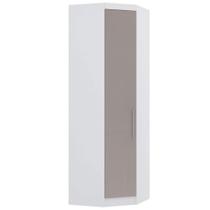 Guarda Roupa de Canto Diagonal 70cm 1 Porta Alpes Luciane Móveis Branco Pf-cinammon Pf Guarda Roupa de Canto Diagonal 70cm 1 Porta Alpes Luciane Móveis Branco Pf-cinammon Pf