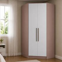 Guarda Roupa de Canto Modulado 2 Portas Em MDF Requinte+ Móveis Castro
