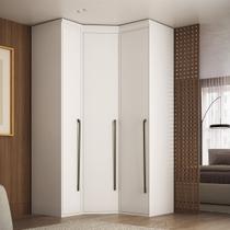Guarda Roupa de Canto Obliquo 3 Portas MDF Lotus Belmax