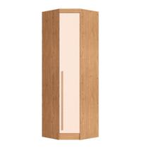 Guarda Roupa de Canto Oblíquo Modulado 1 Porta Cedro e Blush Line Infinity Guarda Roupa de Canto Oblíquo Modulado 1 Porta Cedro e Blush Line Infinity